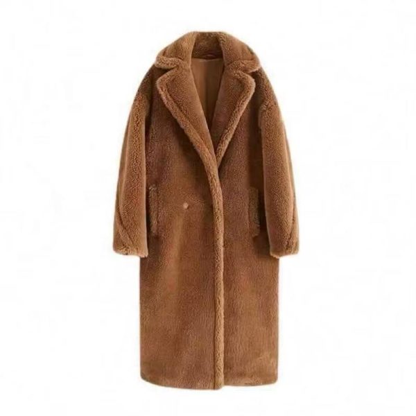 Luxurious Faux Fur Teddy Coat