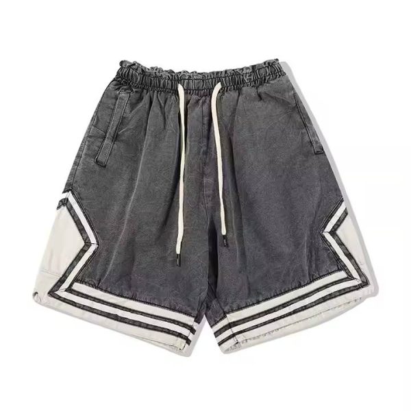 Vintage Washed Streetwear Shorts – Casual & Trendy