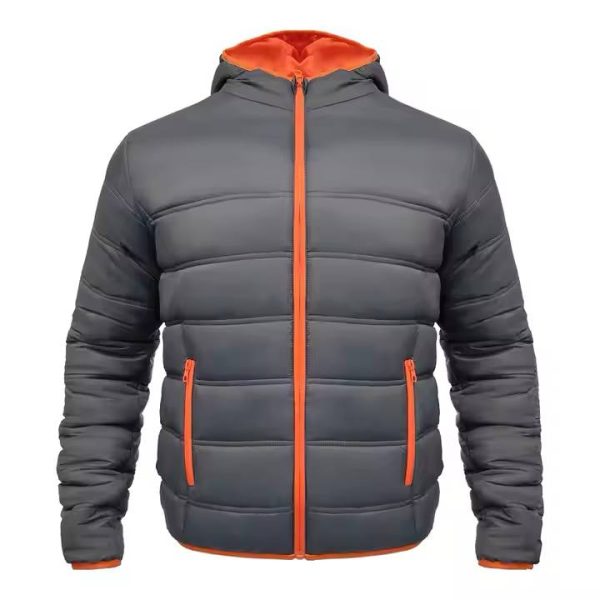 Men’s Puffer Jacket with Hood – Lightweight & Warm